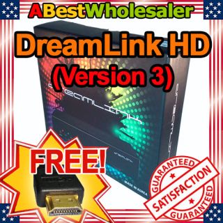 2012 DreamLink HD V3 Digital FTA Satellite Receiver Dream Link + FREE