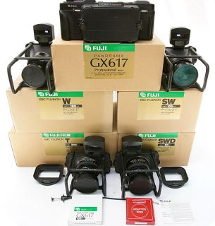 Fuji GX617 GX 617 Panoramic Camera with 4 Lenses