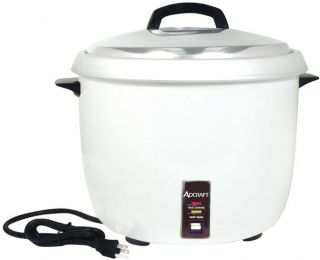 this commercial 30 cup rice cooker cooks and holds rice warm includes