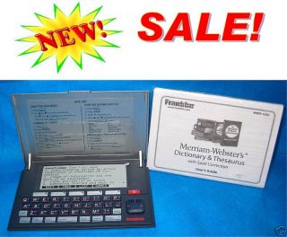 Franklin Electronic Dictionary Thesaurus MWD 1500 New