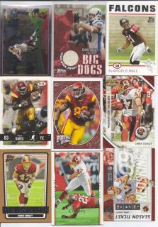  LOT 5 CHRIS COOLEY + his JERSEY RC 2 FRED DAVIS RCs DeANGELO HALL RC