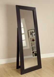 Black Contemporary Full Length Floor Mirror