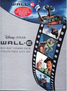 Disney Pixar Wall E Blu Ray Combo Collectible Gift Set