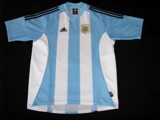   Adidas ARGENTINA 2002 Home International FOOTBALL SHIRT batistuta M