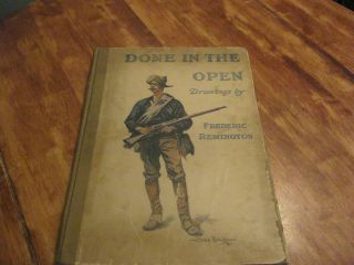 1902 DONE in The Open Drawings by Frederic Remington