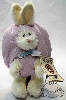  Plush Toy Bunny Rabbit Stuffed Animal Easter Egg Purple BNWT SM