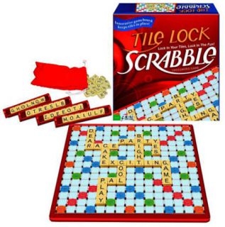 Lock Edition Thick Board Word Game 100 Plastic Letter Tiles