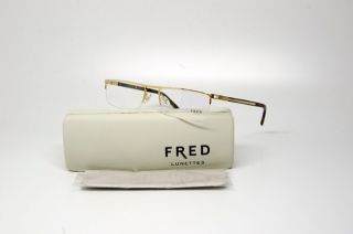 Fred F Move EVO N1 056 Eyeglasses Gold Tortoise RX Frame Authentic