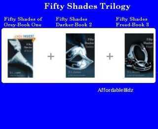  SET Fifty Shades of Grey Darker Freed Trilogy Bundle Set By E L James
