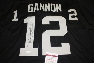 Oakland Raiders Rich Gannon NFL MVP 12 Signed Jersey JSA Certified