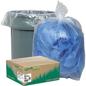 Webster Trash Bags Liners 40 45 Gallon Clear 100 Count