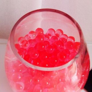 New Red Magic Pearl Shaped Crystal soil Water Beads 10Bag