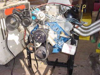 Ford V6 Engine 3.8 liter Air Boat Motor Prop Mount w/ Belt Aluminum