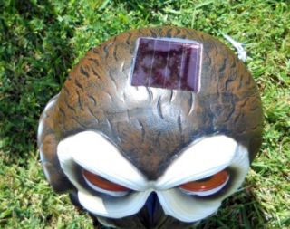 New Garden Solar Owl Light for Outdoor Use Sun Powered No Wires Scary