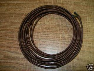 10 Brown Rayon Cloth Covered Lamp Repair Wire Cord