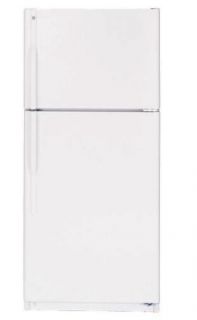 GE 18 CF Top Freezer Refrigerator White Energy Star RH