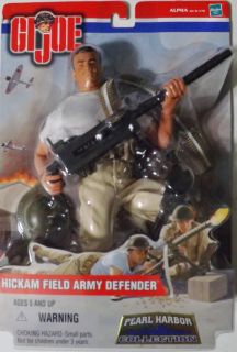 Gi Joe Pearl Harbor Collection Hickam Field Army Defender 12 Figure