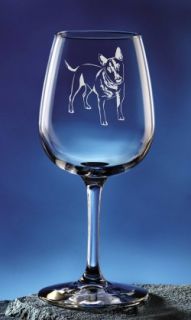 Personalized French Bulldog Pet Dog Etched Wine Glass 12.75oz