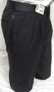  100 Wool Tuxedo Formal Dress Pants Trousers Waist Size 44 Reg