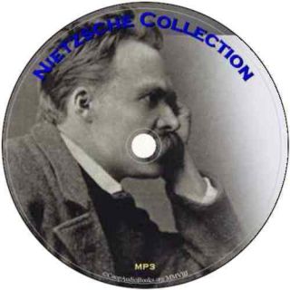 Friedrich Nietzsche Collection 6 Audio Books on 1 DVD Audio  Files