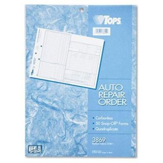 New Auto Repair Four Part Order Forms 8 1 2 x 11 5