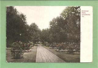 ronlaguardia store galesburg il vintage postcard standish park