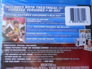 The Hangover (Blu ray Disc, 2009, Rated/Unrated) Bring On The Laughs