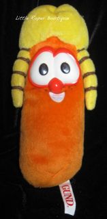Gund Veggie Tales Laura Carrot Character Plush Stuffed Toy 7 Big Idea