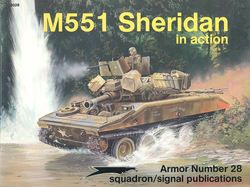 Squadron Signal M551 Sheridan in Action US Army Vietnam