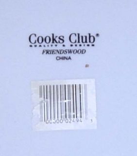 Cooks Club Friendswood Patchwork Dinner Plate New