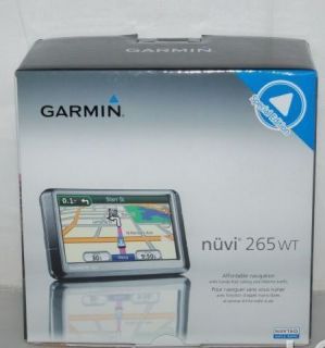 Garmin Nüvi 265WT 4 3 GPS FM Live Traffic Navigator