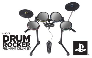 Ion IED08 Drum Rocker Premium Kit Set for PS2 PS3 Rock Band 2 3 Video
