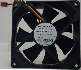 Foxconn 3 Pin Chassis Cooling Fan Model PV902512L HP