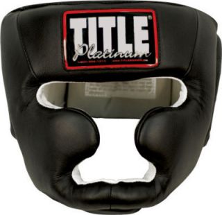  Title Boxing Platinum Full Face Headgear