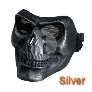 Death Skull Bone Airsoft Full Face Protect Mask Outdoor