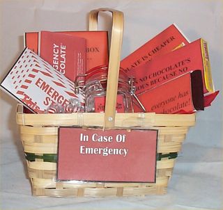 Chocolate Gift Basket Emergency Unique Gifts Candy Any Occasion