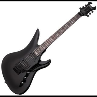 New Schecter Synyster Gates Deluxe Floyd Black Electric Guitar w
