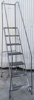 garlin 7 step shop warehouse ladder height of top step