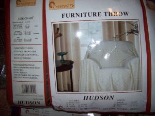 Loveseat Furniture Throw Hudson by Stylemaster