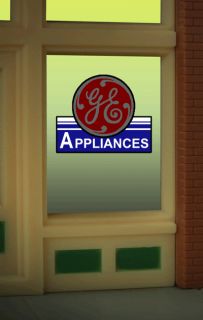 Millers GE Appliances Animated Neon Window Sign 8835