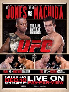 UFC 140 JON JONES v MACHIDA Toronto 12/10/2011 Official Full Sized