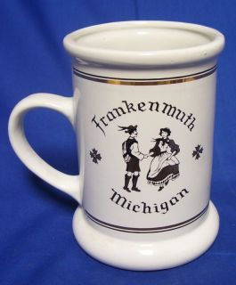 Frankenmuth Michigan Dancing German Beer Stein Mug Cup