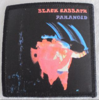 BLACK SABBATH HARD ROCK MUSIC CONCERT PARANOID MUSIC ALBUM PATCH