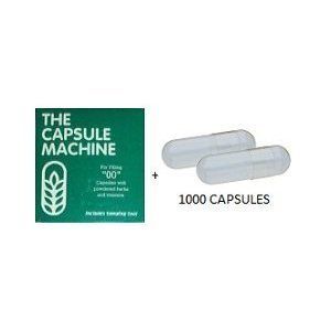 Capsule Filler Kit 1000 Gelatin Capsules Capsule Machine Size 00