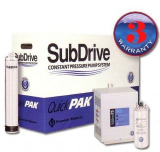 FRANKLIN SubDrive QuickPak Constant Pressure Submersible Well Pump