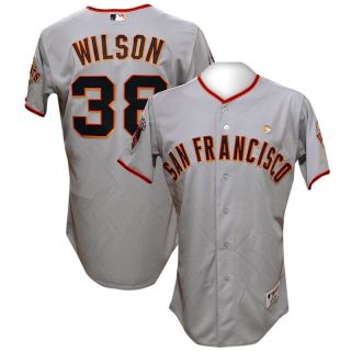 SF Giants Brian Wilson WS Champs Authentic Jersey 52