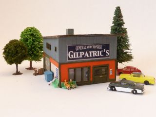 scratch built building & accessories Gilpatrics General Merchandise