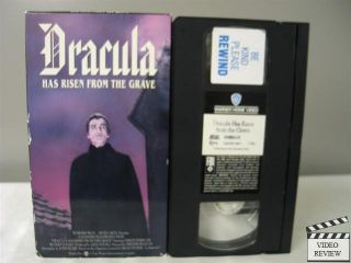 Dracula Has Risen from The Grave VHS Christopher Lee Rupert Davies