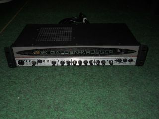 GK Gallien Krueger 1001RB Mark II Bi Amp 700 Watt Bass Head Amplifier