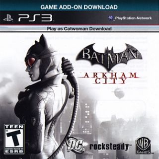 Batman Arkham City Catwoman Game  DLC Code New PS3 Playstation